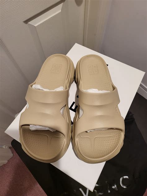 givenchy slides womens cheap|givenchy marshmallow slide.